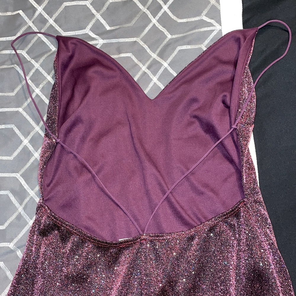 Epiphany Purple Glitter Dress - Picture 5 of 6